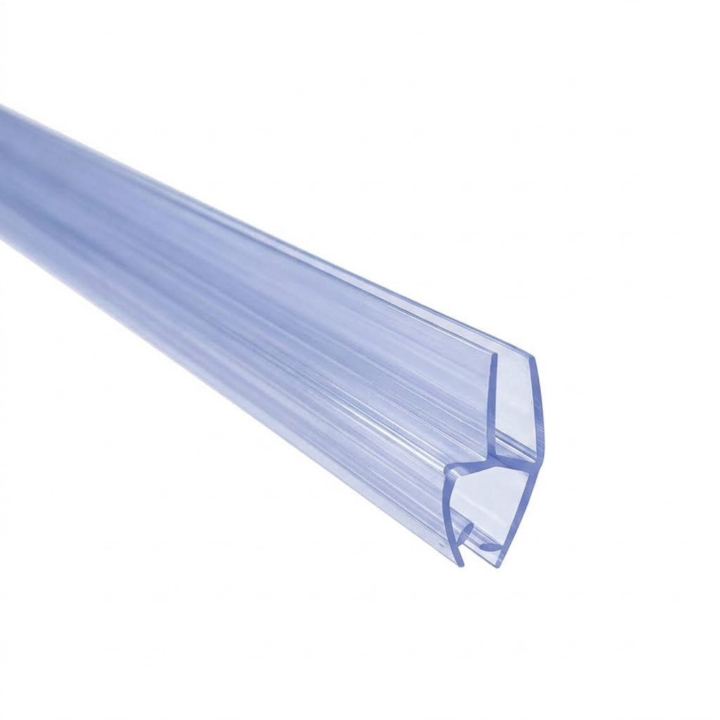 Uszczelka PVC okapnik podwójne pióro 15mm, 2 m długości, komplet 2 szt.