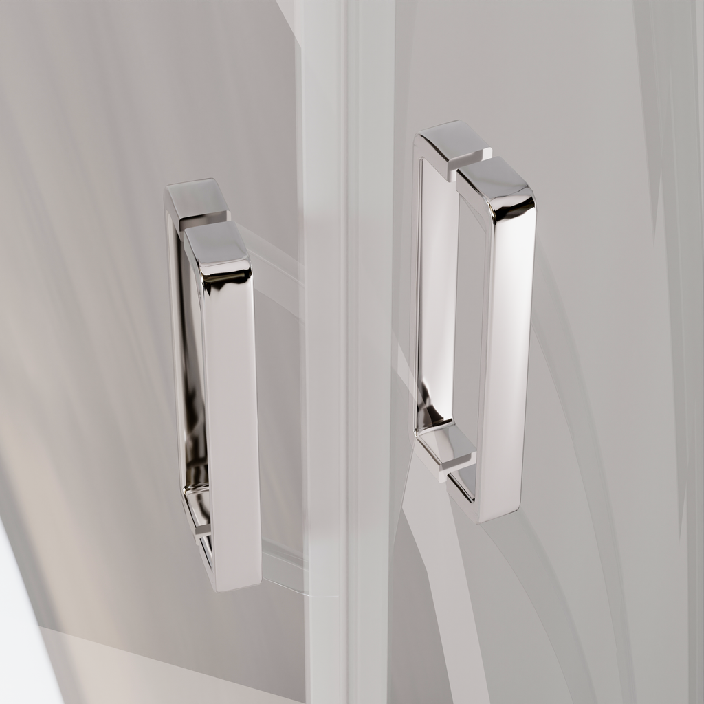 Kabina prysznicowa HOBBY 90x90 cm, półokrągła, na wysoki brodzik, szkło transparentne 5mm, bez brodzika