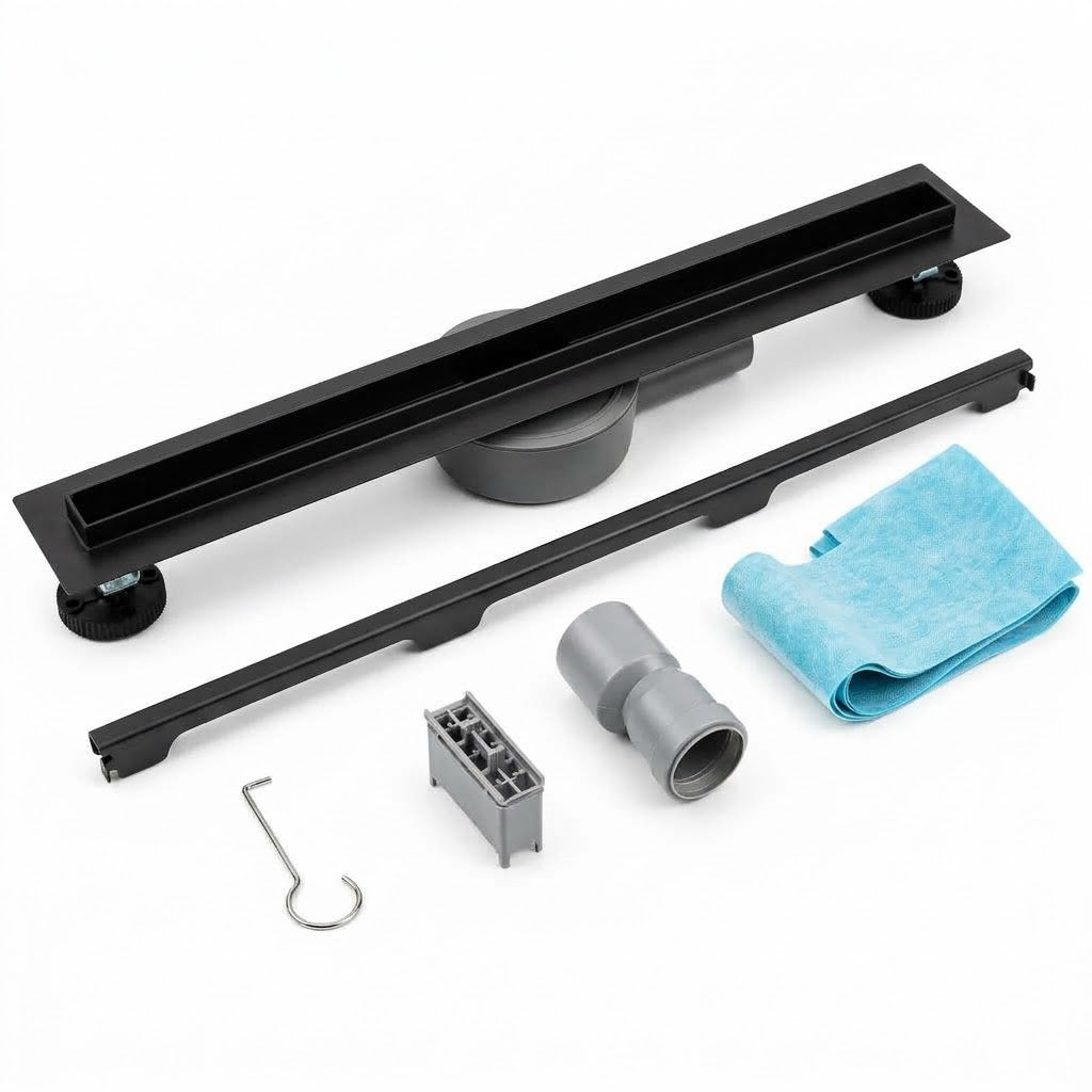 Odwodnienie prysznicowe BEST DRAIN SLIM 60 cm, czarne