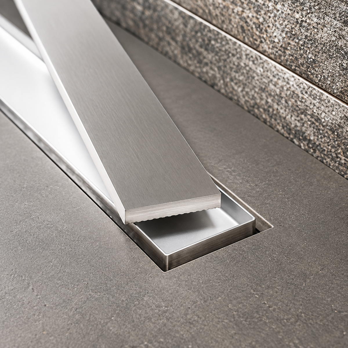 Odwodnienie prysznicowe FRAMELESS 2w1 55 cm