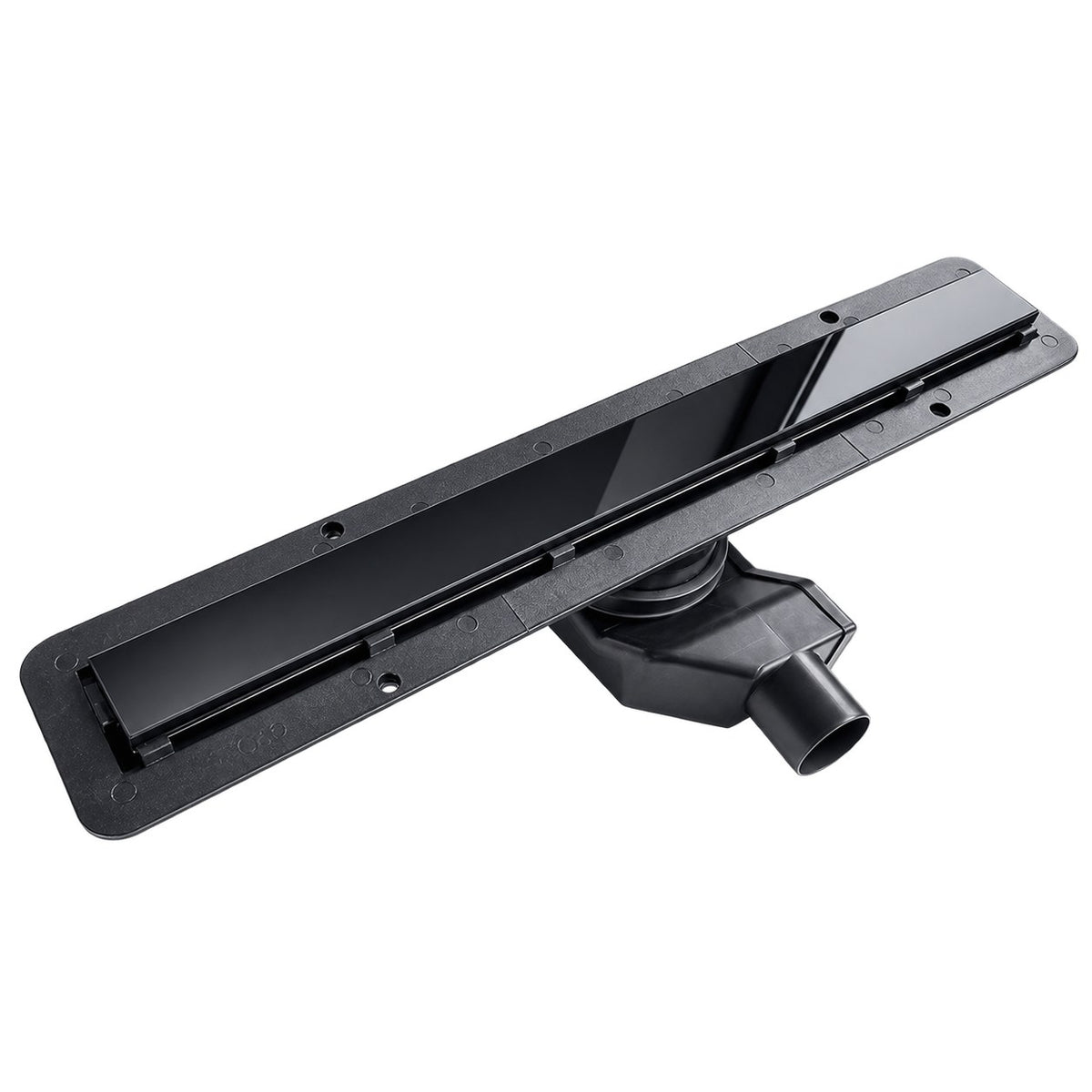 Odwodnienie prysznicowe FRAMELESS Line Black Glass 65 cm