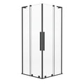 Kabina prysznicowa kwadratowa PURE 90x90 cm, czarna