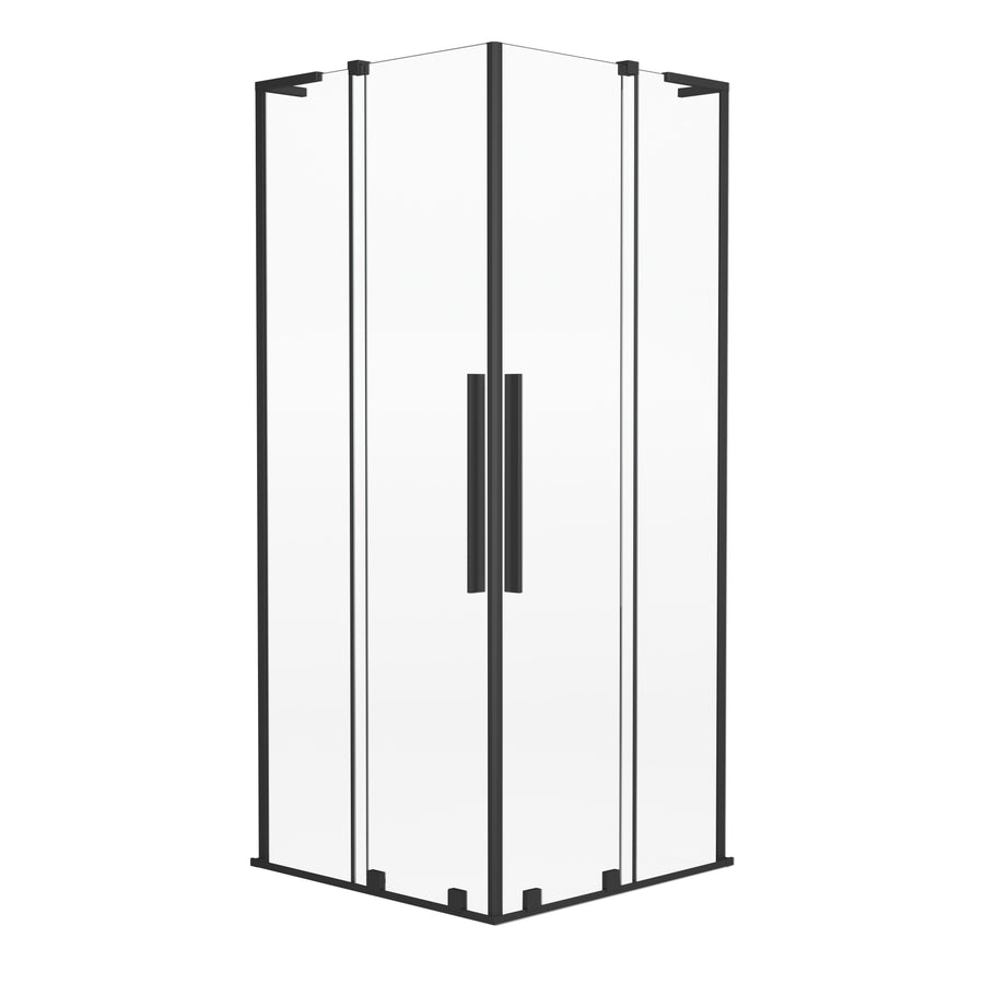 Kabina prysznicowa kwadratowa PURE 90x90 cm, czarna