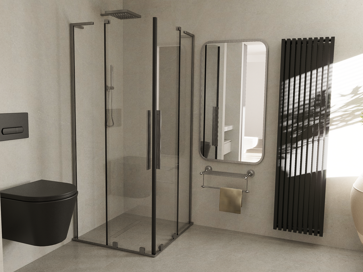PURE 90X90 GUN METAL (UZ)