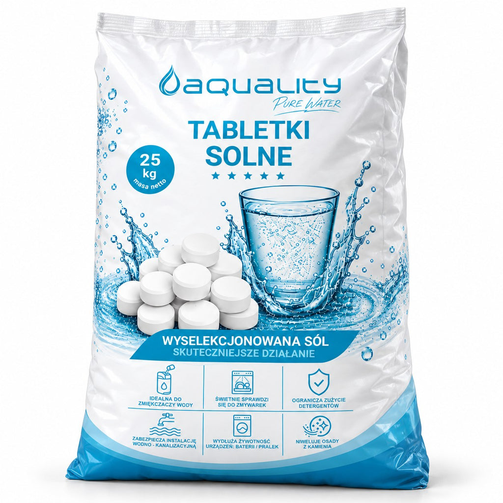 Tabletki solne AQUALITY PURE WATER — worek 25 kg