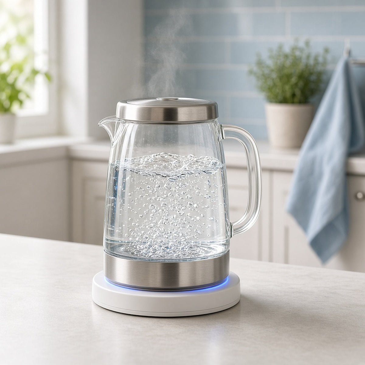 AQUALITY PURE WATER — ilustracja z czajnikiem